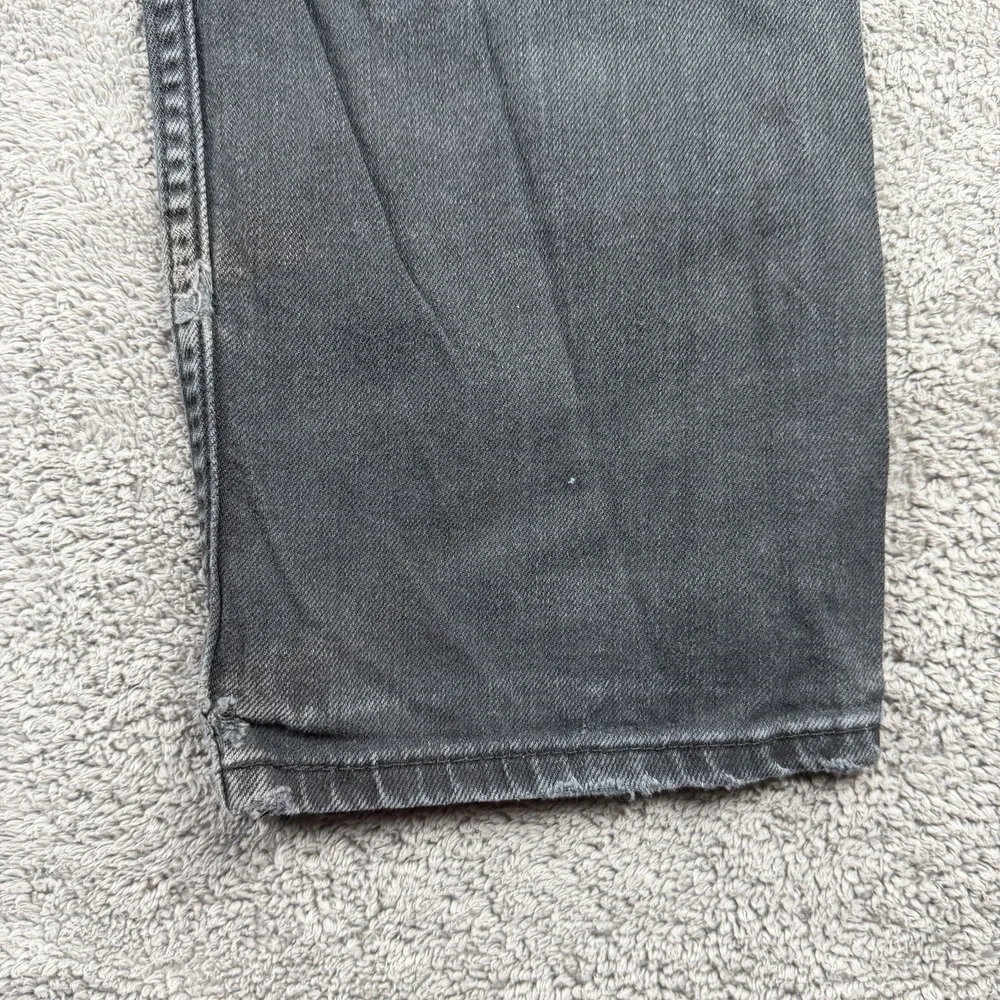 Signature‎ Levis S37 Slim Jeans Mens 36x32 Faded Black Denim Mid Rise